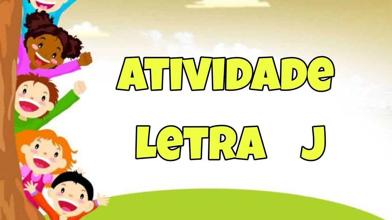 Atividade Letra J - Educação  Infantil  - dobradura