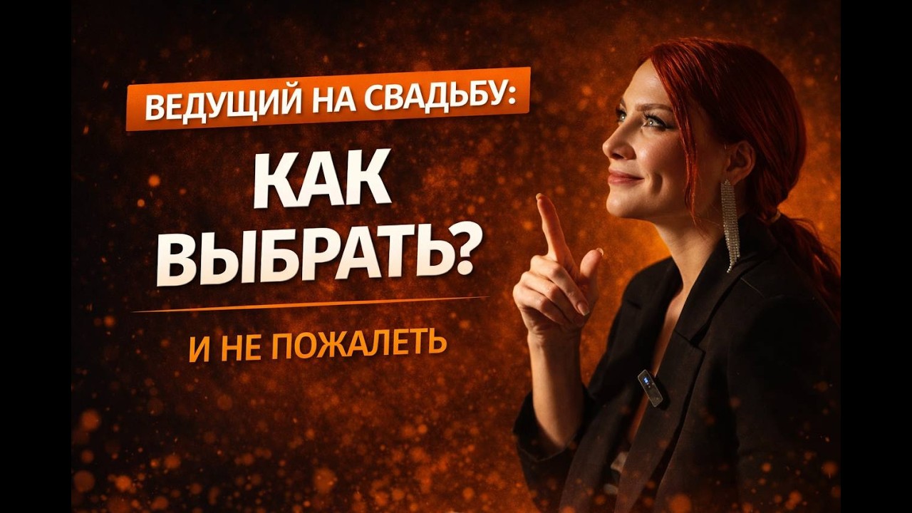 Ведущий на свадьбу: как выбрать и не пожалеть