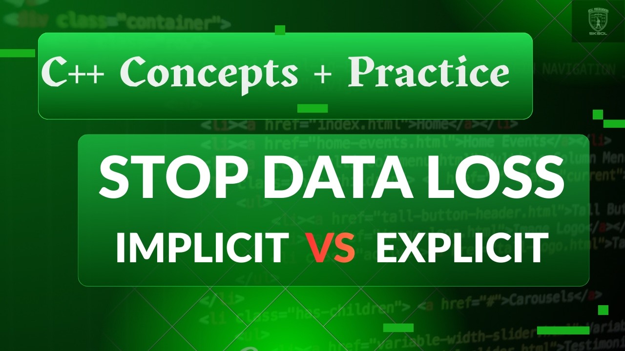 How to Convert Data Types in C++: Implicit vs Explicit (Casting Data)
