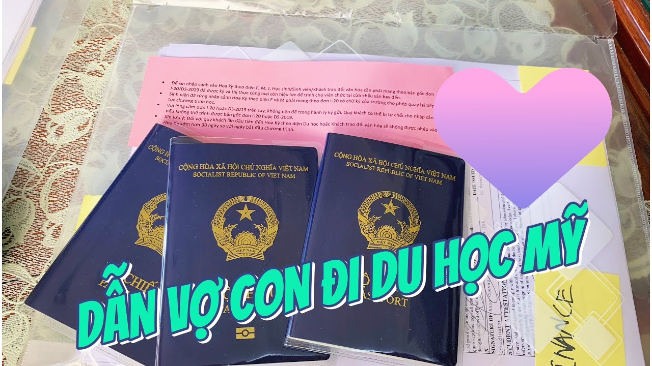 Mình Đã Đậu Visa Du Học Mỹ Cùng Vợ Con