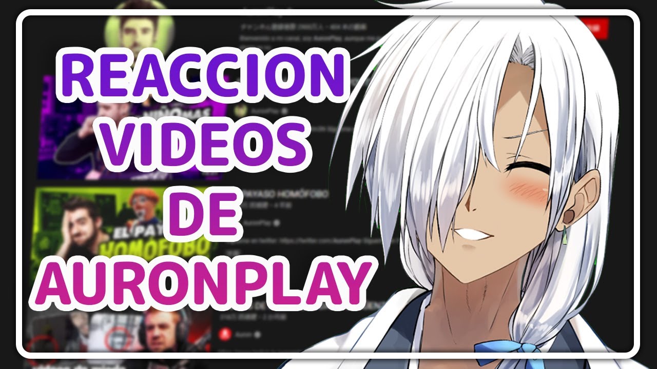 VTUBER JAPONES REACCIOANDO A AURONPLAY 🤣 【