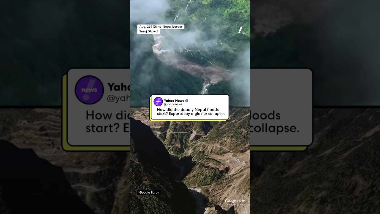 How did the deadly Nepal floods start?