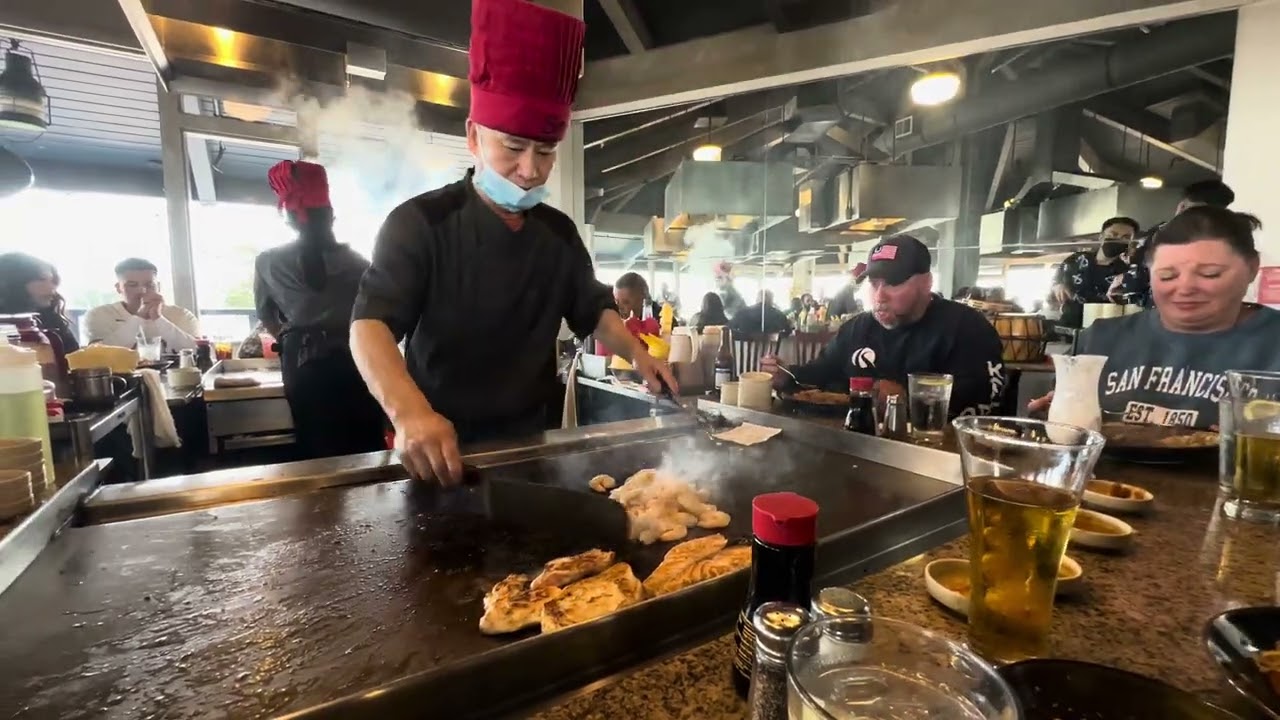 Sapporo Sushi & Steakhouse Japanese Restaurant Cooking Display