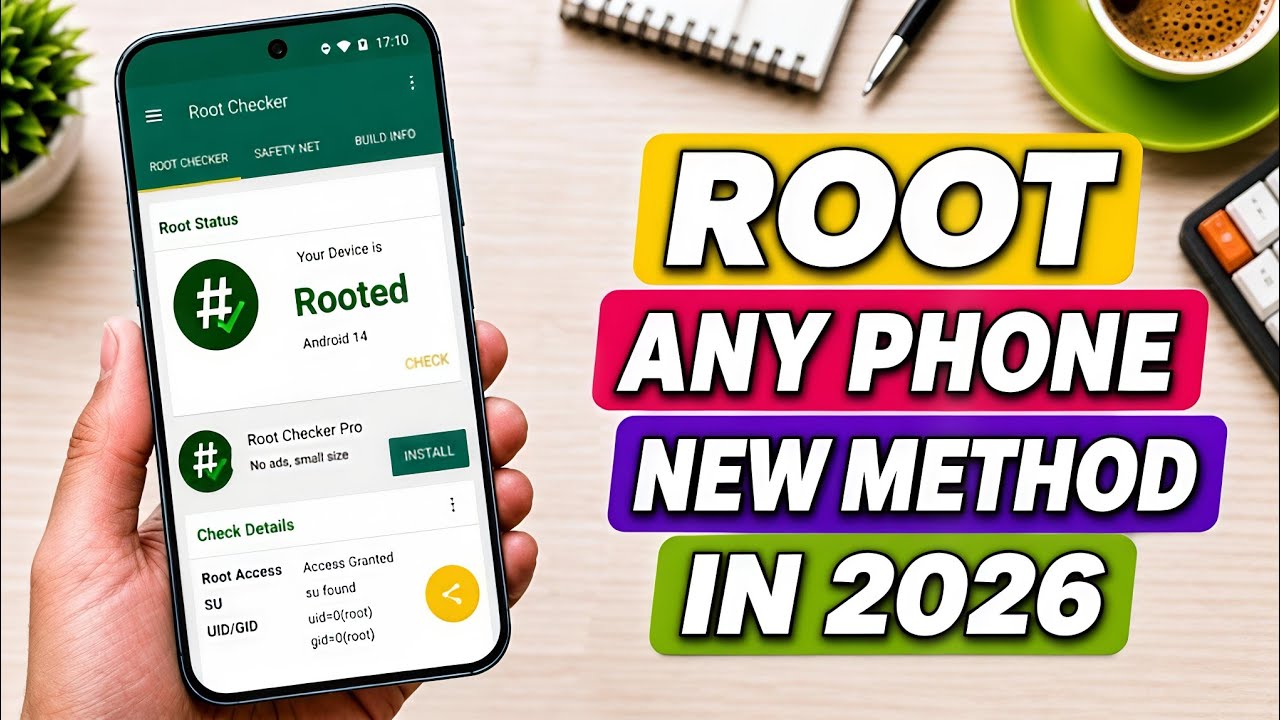 How To Root Any Android Device Easily 2026 | Android 14, 15 | Install Magisk