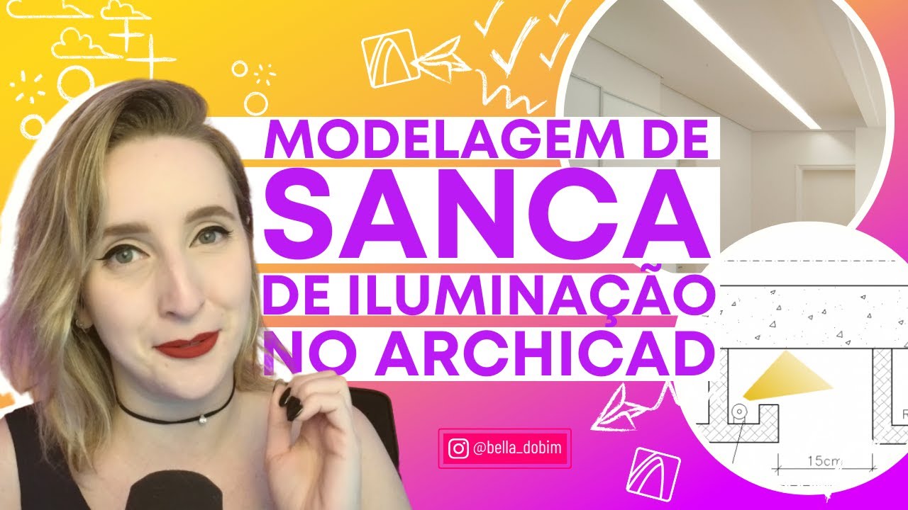 COMO MODELAR SANCA NO ARCHICAD (DETALHE DE FORRO) | Aula 13 - Archicad para Iniciantes