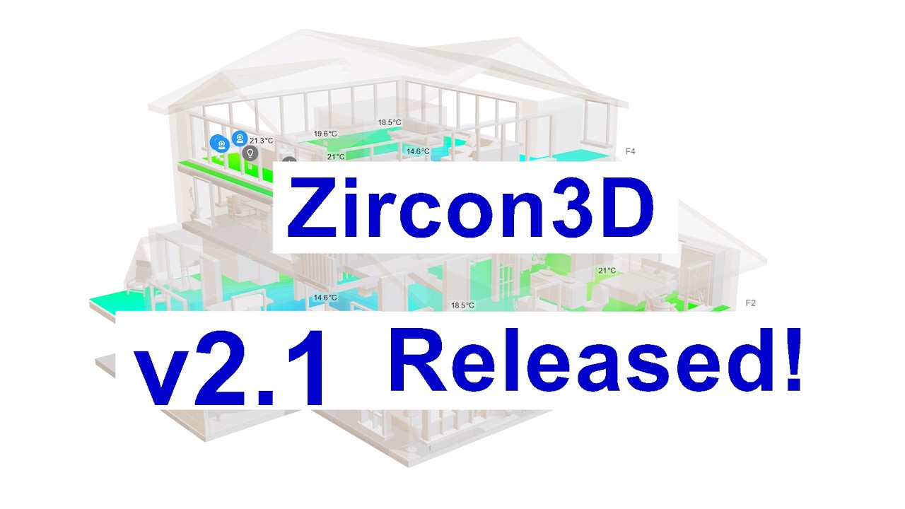 Zircon3D v2.1 – Mobile Controls, Heatmap Improvements, Smarter Editing (Home Assistant 3D Floorplan)