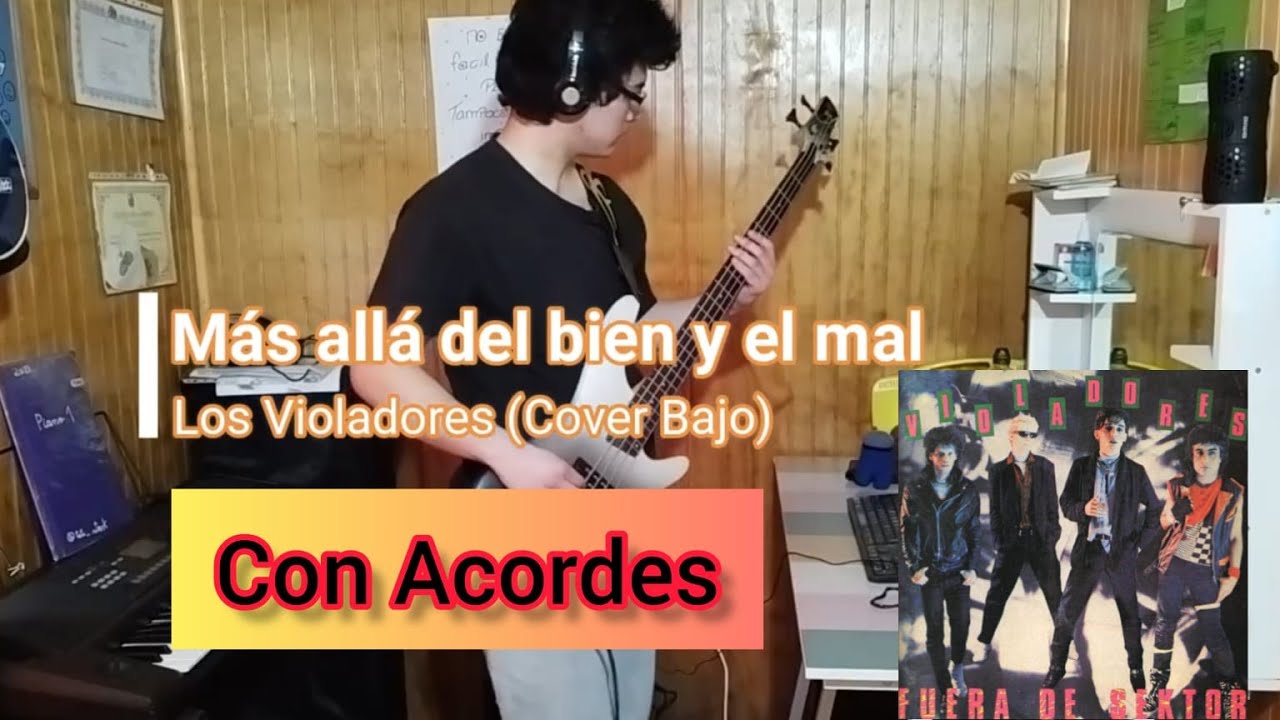 COVER BAJO CON ACORDES | Más allá del bien y el mal - Los Violadores