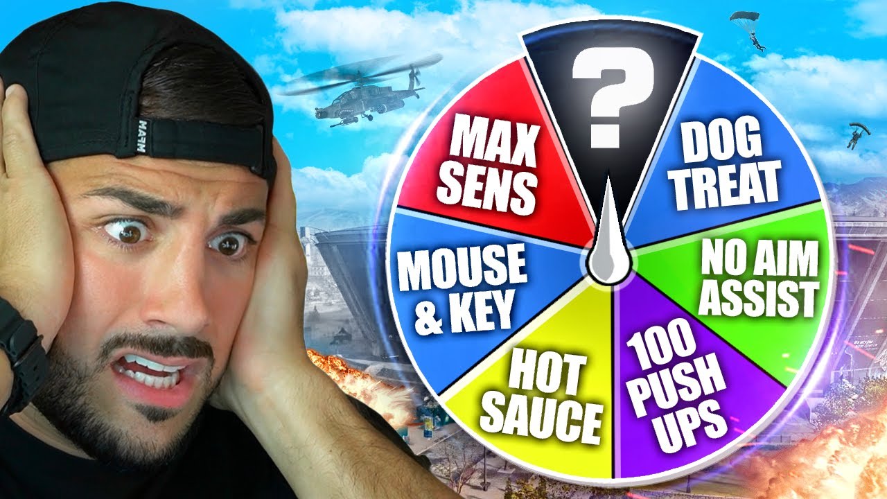 SPINNING A CHALLENGE WHEEL AFTER EVERY KILL IN WARZONE!