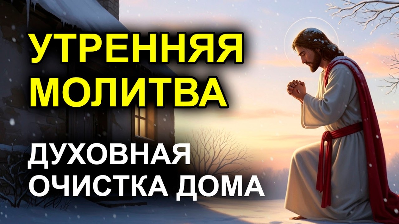 УТРЕННЯЯ МОЛИТВА — МОЩНОЕ ОЧИЩЕНИЕ ДОМА ОТ НЕГАТИВА  Включи прямо сейчас!