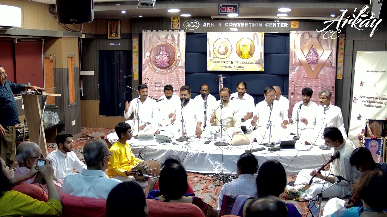 Amrithavarshini GlobalAcademy for Carnatic Music(02A) Group Sining