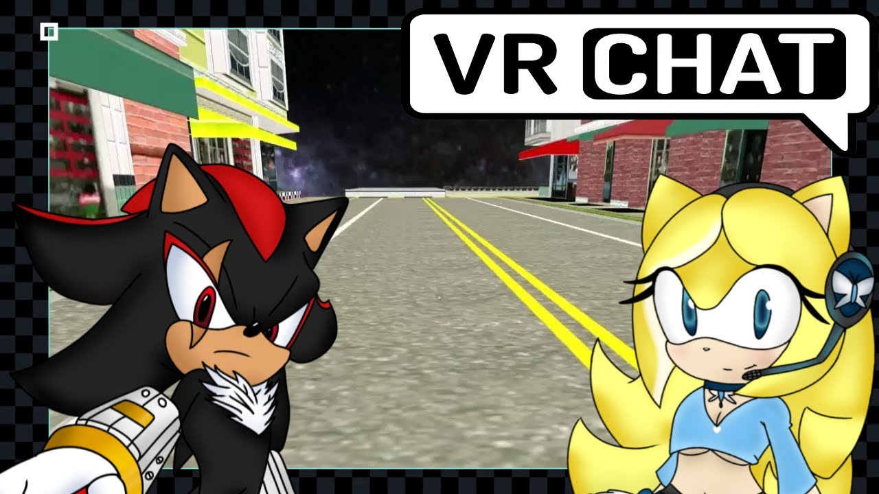 Шэдоу Прайм встречает Марию Роботник, ёжика, в City Escape (VRChat)