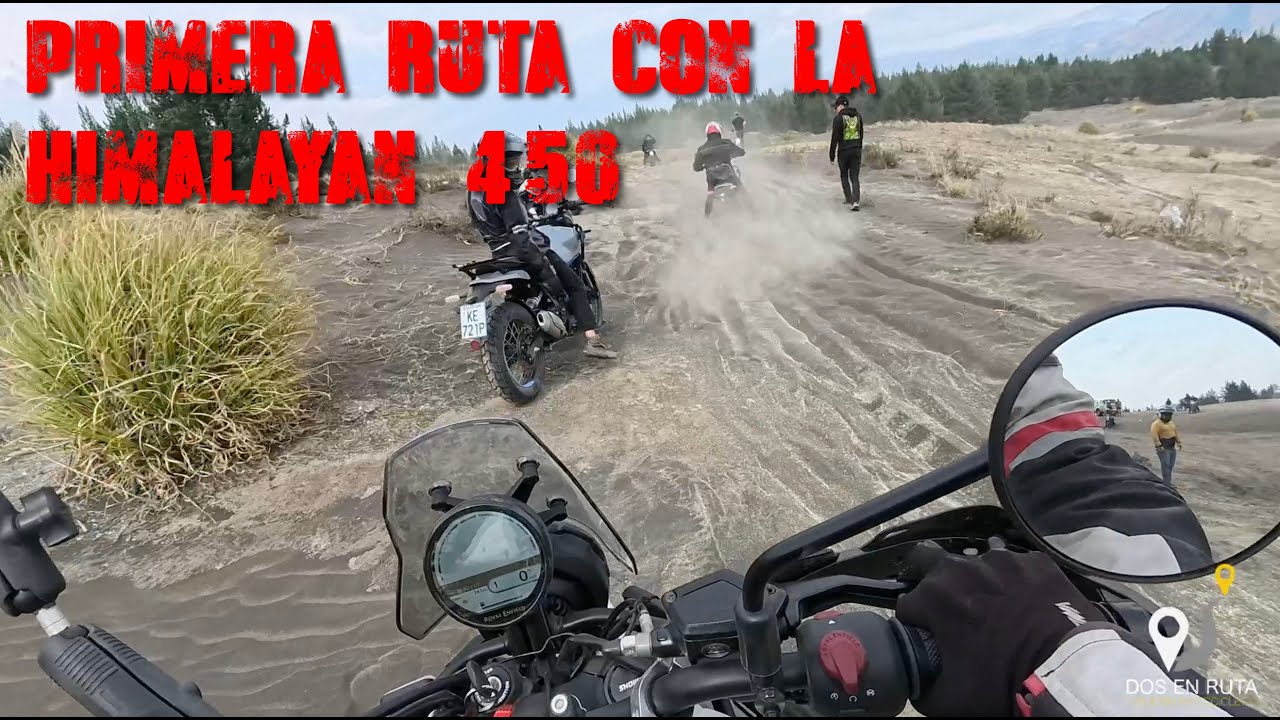 Perdido en la primera ruta con la Himalayan 450,  lindo evento de Royal Enfield Ecuador