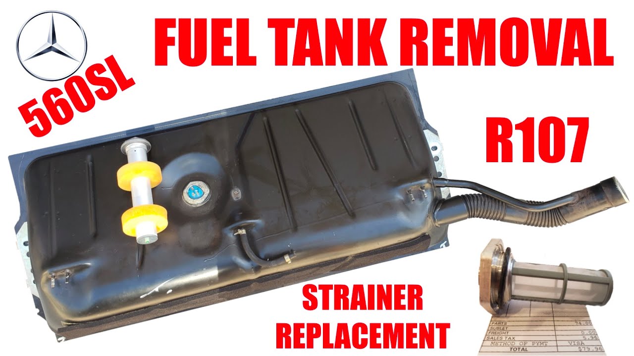 560SL - Fuel Tank Removal and Strainer Replacement