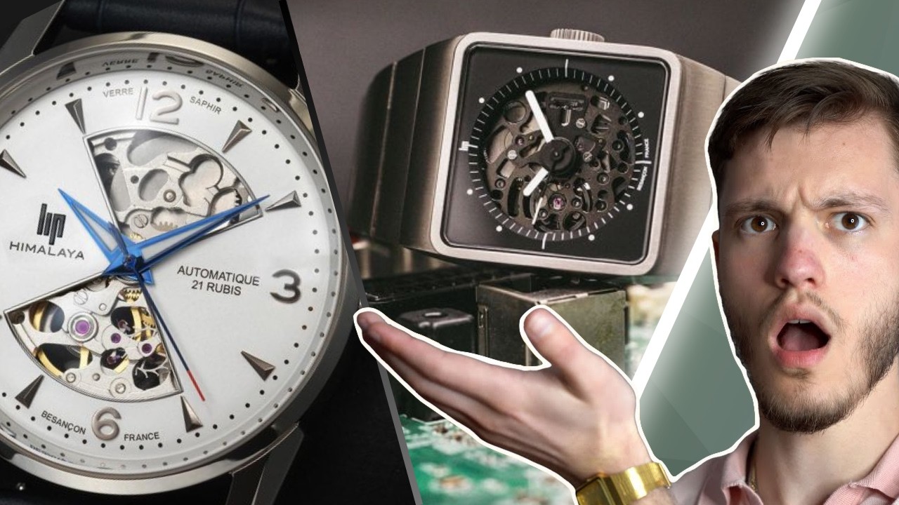 Montres LIP Himalaya Sablier et LIP Big TV Titane par Horlo&Co