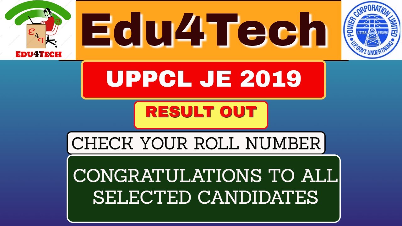 UPPCL J.E  2019 II  Result Out II