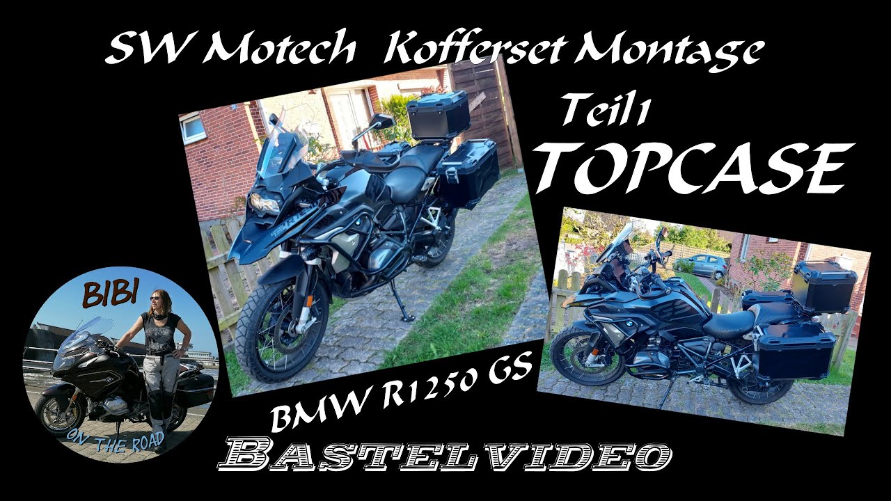 SW MOTECH Adventure Trax Topcase Montage