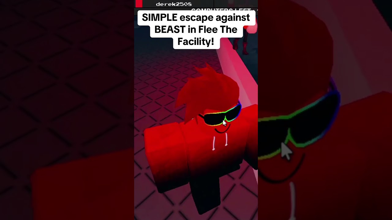 SIMPLE escape against BEAST in Flee The Facility #fleethefacility #roblox #fleethefacilityroblox