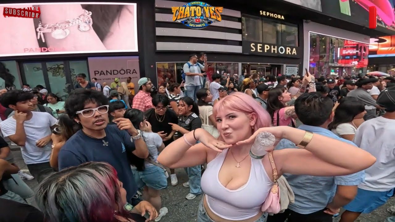 { POR QUE TE VAS VS EL MUCHACHO DE LOS OJOS TRISTES  // VIRAL} DJ CHIHUAHUA  EN TIMES SQUARE NY 2025