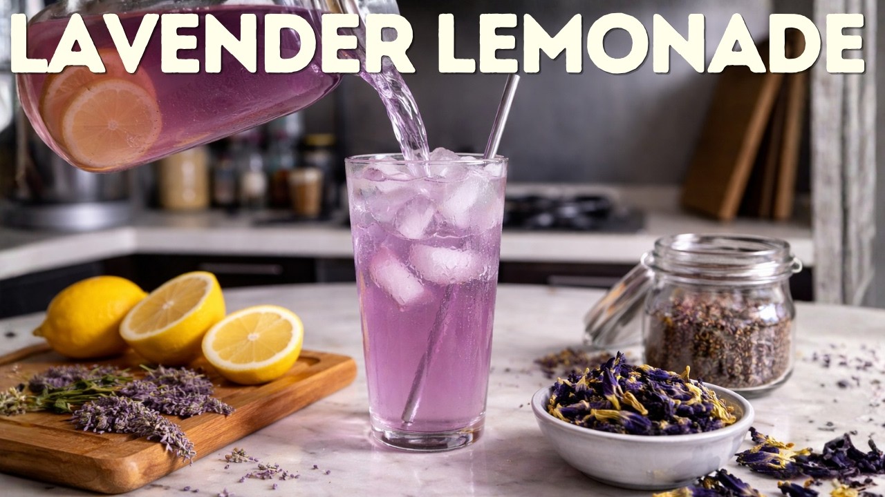 When life gives you LAVENDER, you make LEMONADE! | Healthy and refreshing natural beverage