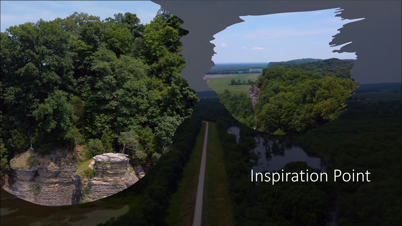 Inspiration Point at LaRue Pine Hills, Wolf Lake, Illinois