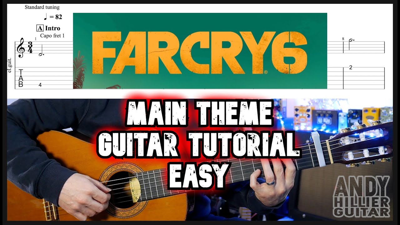 Far Cry 6 Main Theme Guitar Tutorial Lesson