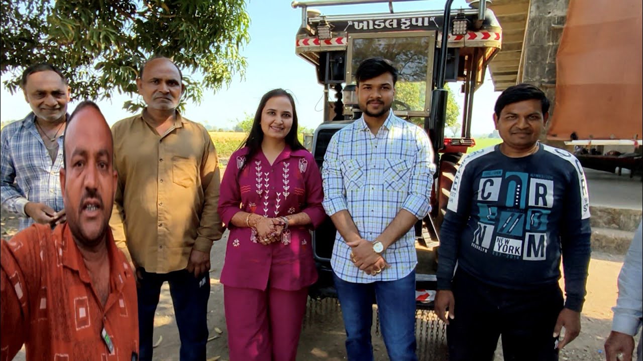 નિર્ભય ન્યૂઝના એન્કર રીધ્ધી બહેન એમની વાડીએ આવ્યા | Jitesh Sakhreliya Vlogs 