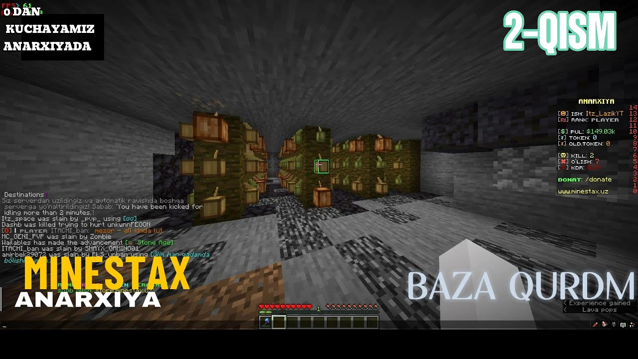 MINESTAX | ANARXIYADA | 0 DAN KUCHAYISH | 2-QISM