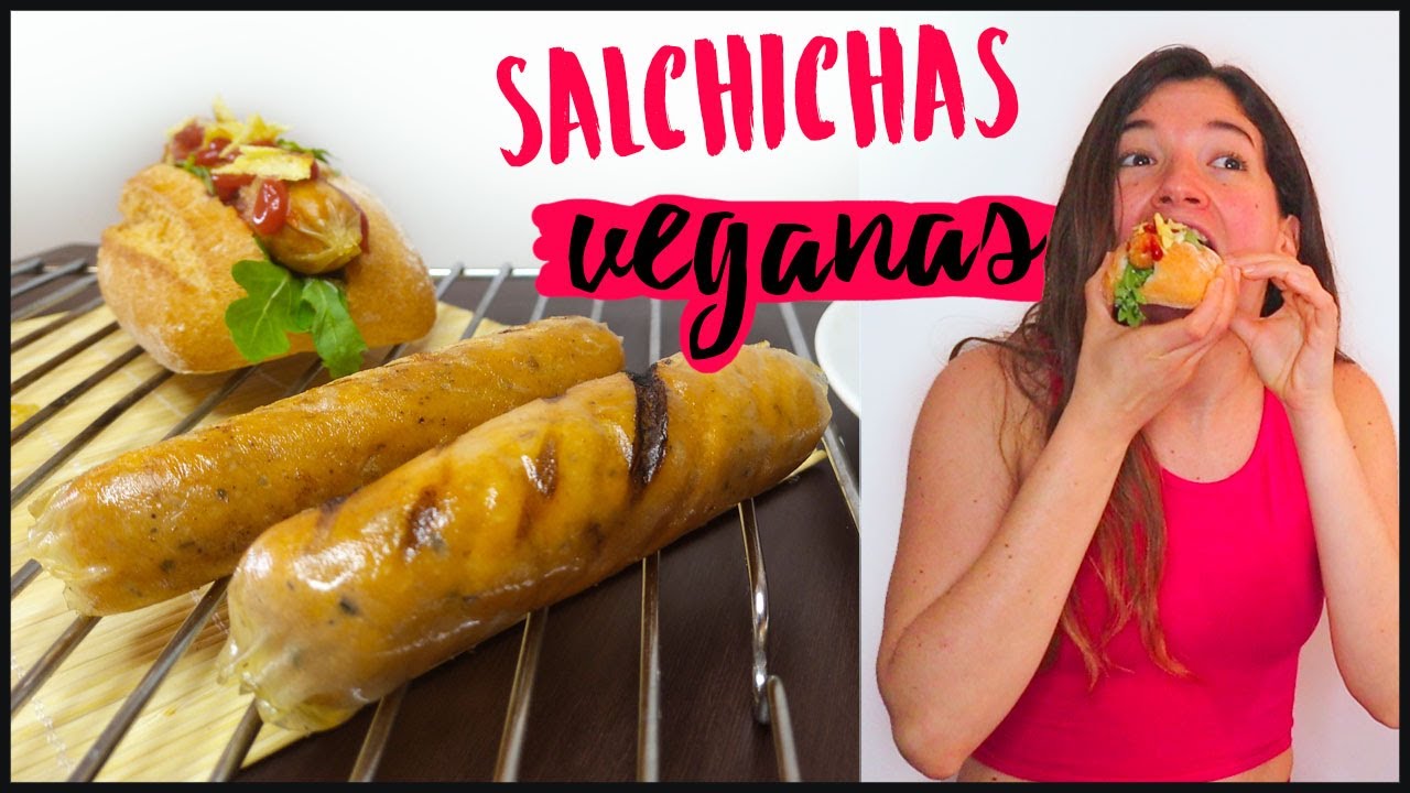 SALCHICHAS VEGANAS, receta aprobada por un catador experto! 😃