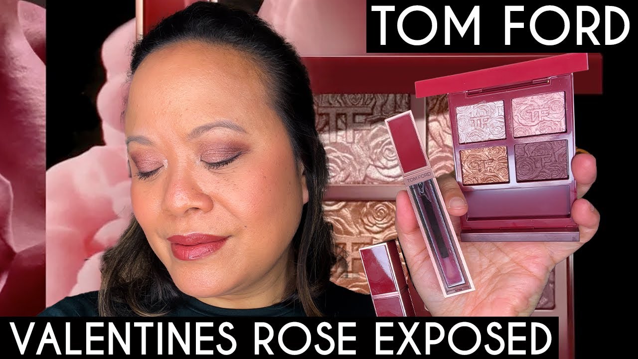 New Tom Ford Valentines Day Collection 2025 | Rose Exposed Eyeshadow | Rose Oil Lip Tint | Lipstick