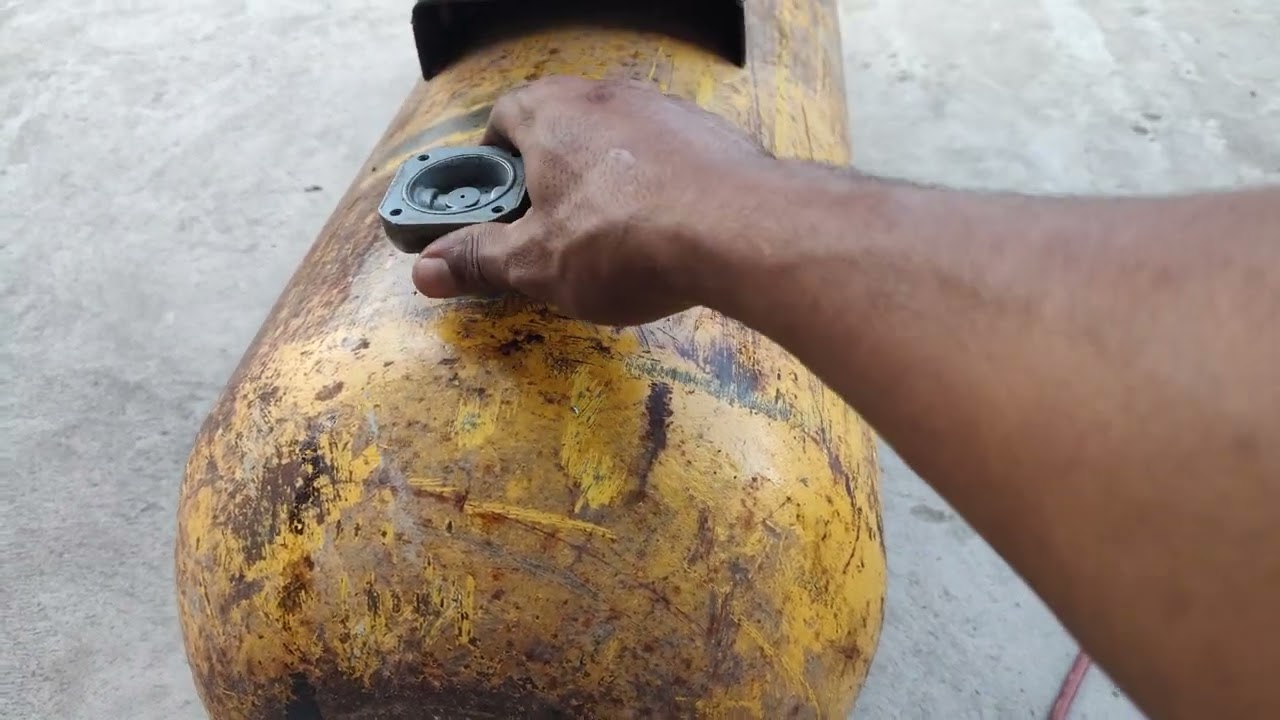 compressor com cilindro de GNV 20 pés 175 lb / 7hp gasolina