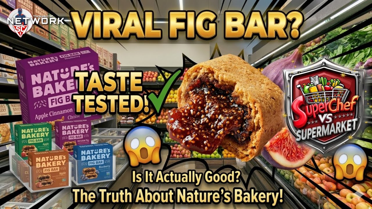 Правда о фиговых батончиках Nature's Bakery! 😱: СУПЕРШЕФ ПРОТИВ СУПЕРМАРКЕТА ##TheSuperChefNetwor...