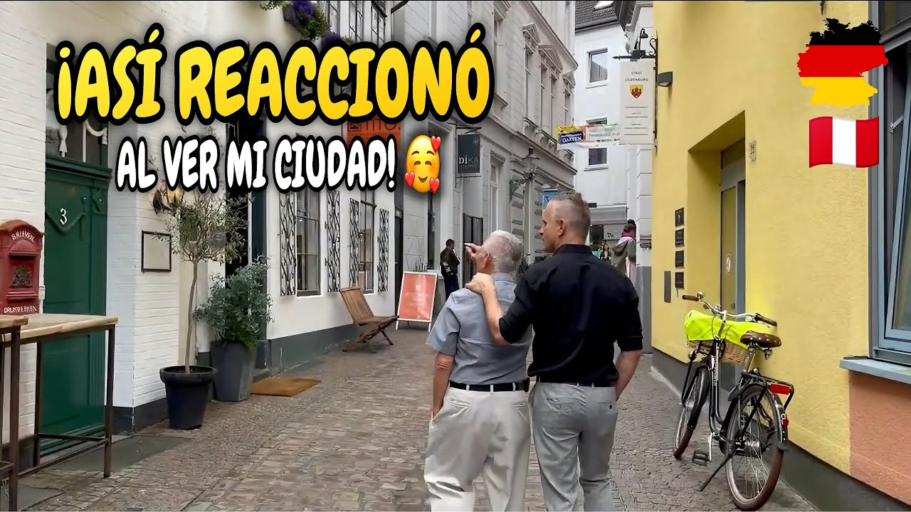 ¡Mi papá conoció Oldenburg! 🇩🇪 Le muestro la ciudad donde vivo en Alemania  | Shirley Tocic
