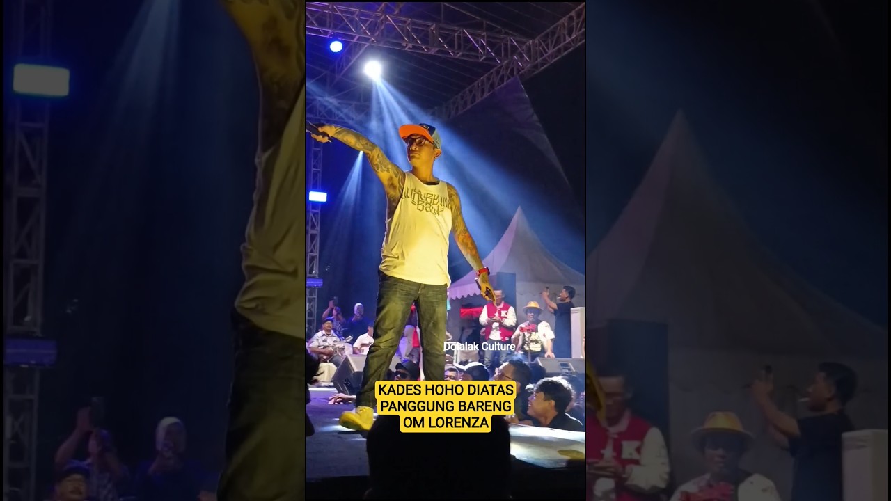 ketika kades hoho satu panggung dengan om lorenza #dangdut #orkesdangdutjalanan #trendingshorts