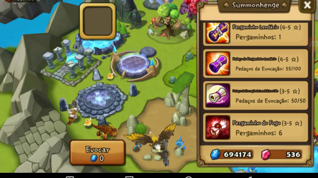 Evocando meu primeiro 5 estrelas natural : Summoner War