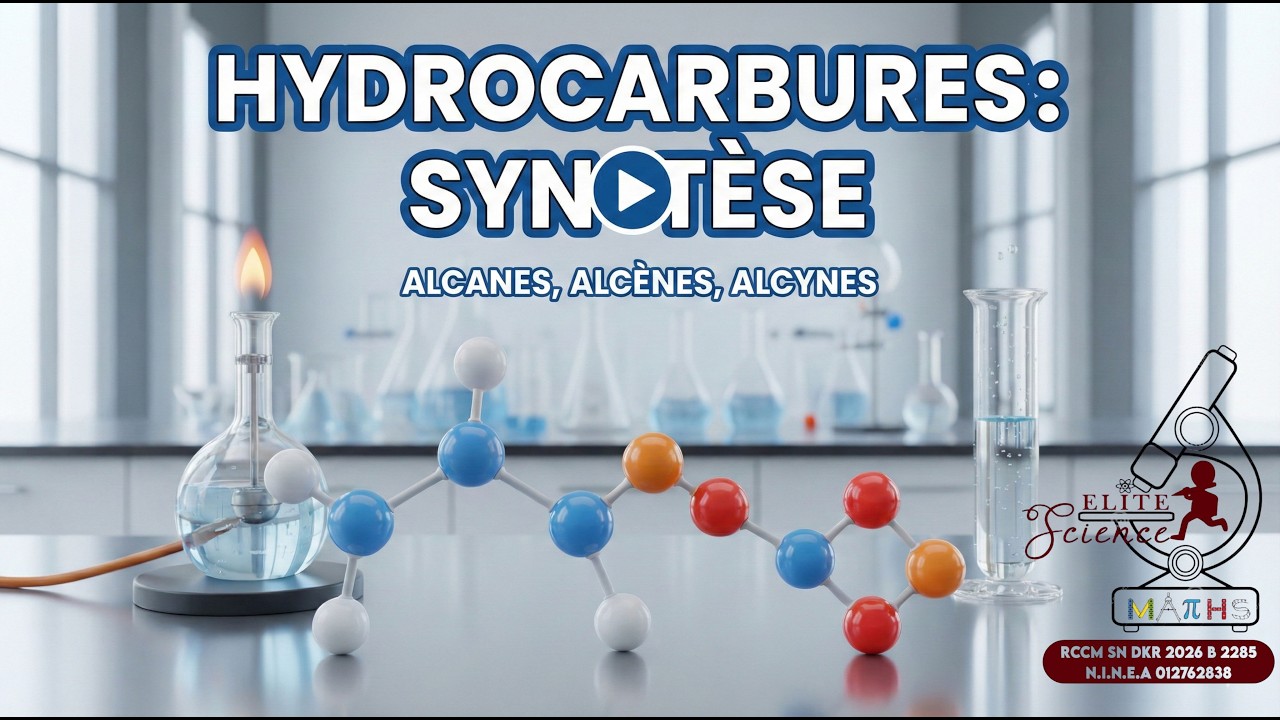 🧪 1eS |CHIMIE : SYNTHESE HYDROCARBURES: alcanes, alcènes et alcynes  - | Elite Science