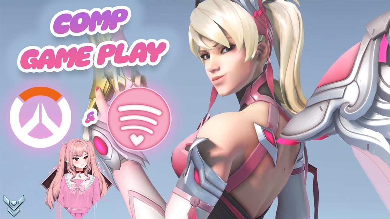 𐙚An Hour of Cozy Support Competitive Gameplay& Spotify to Stop Overthinking 🎧ྀི OVERWATCH 2⋆.˚