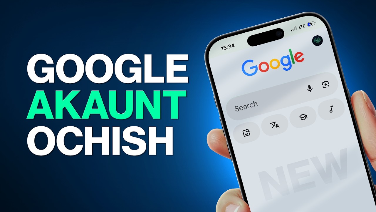 Google akkaunt ochish
