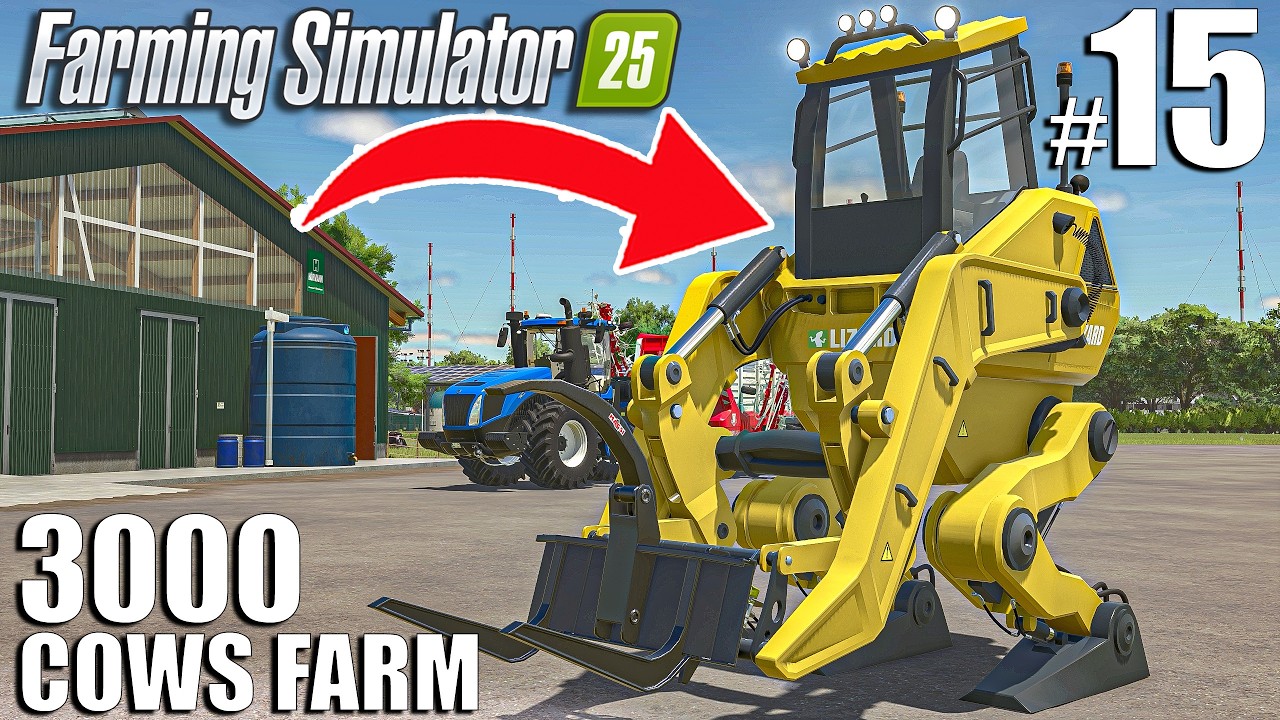 ROBOT MODE ON! BUYING a NEW Mecha LOADER! | 3000 Cows Farm | Episode #15 | Farming Simulator 25