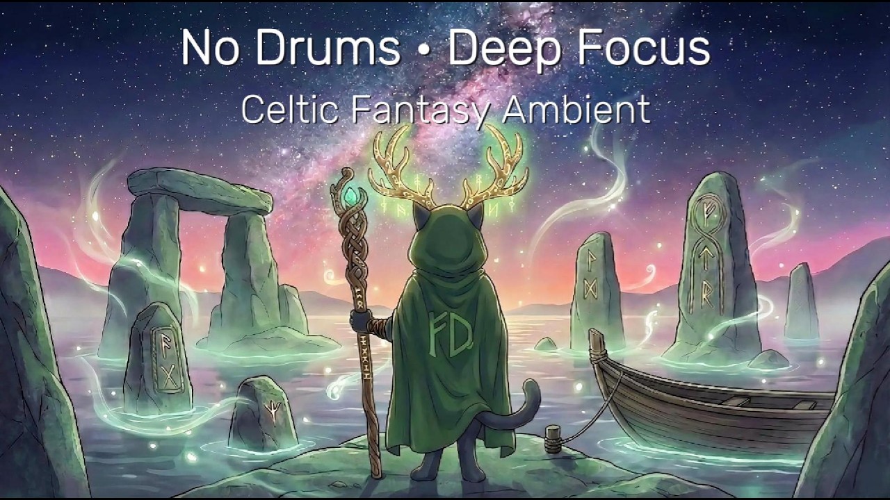 Celtic Ambient Music – 3 Hours (No Drums) for Deep Focus, Study, Coding & Reading