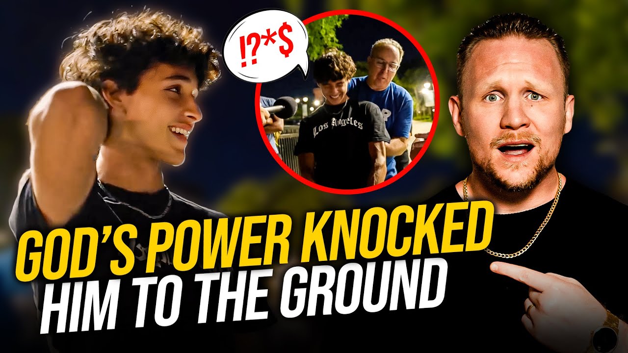 The POWER Of God Knocked Him To The Ground?!