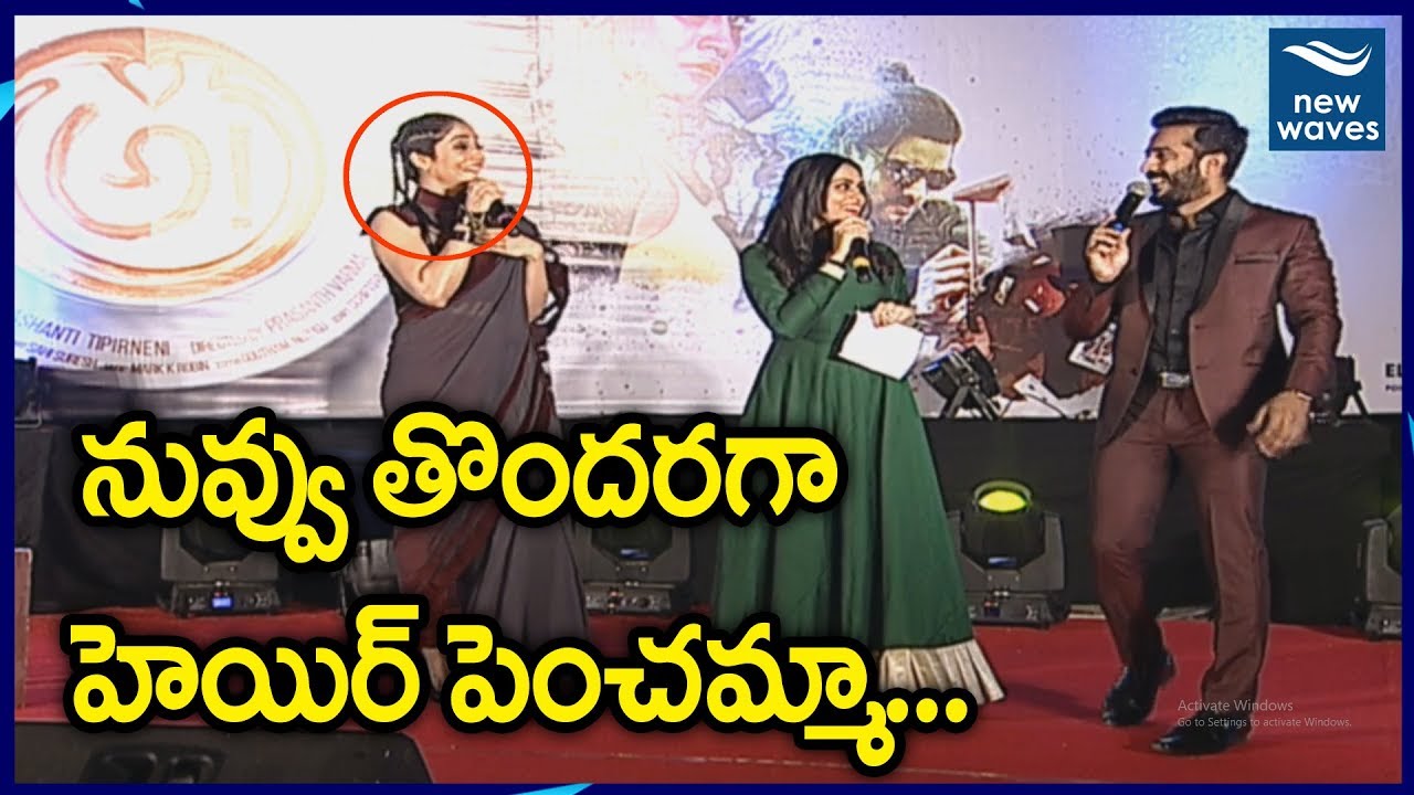 Anchor Ravi Punches on Regina's Haristyle | Nani #AWE Pre Release Function | New Waves