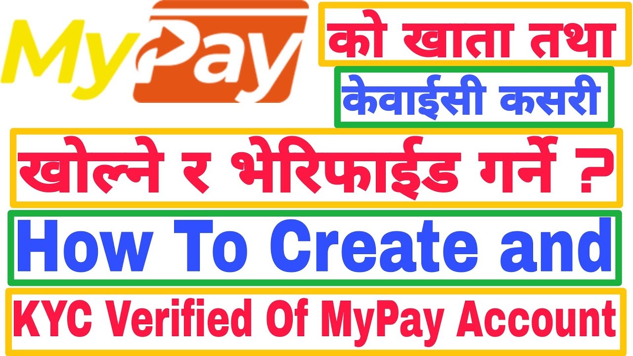 How To Create Account and KYC Verified Account Of MyPay App 2079 | MyPay Wallet Full Tutorial 2079