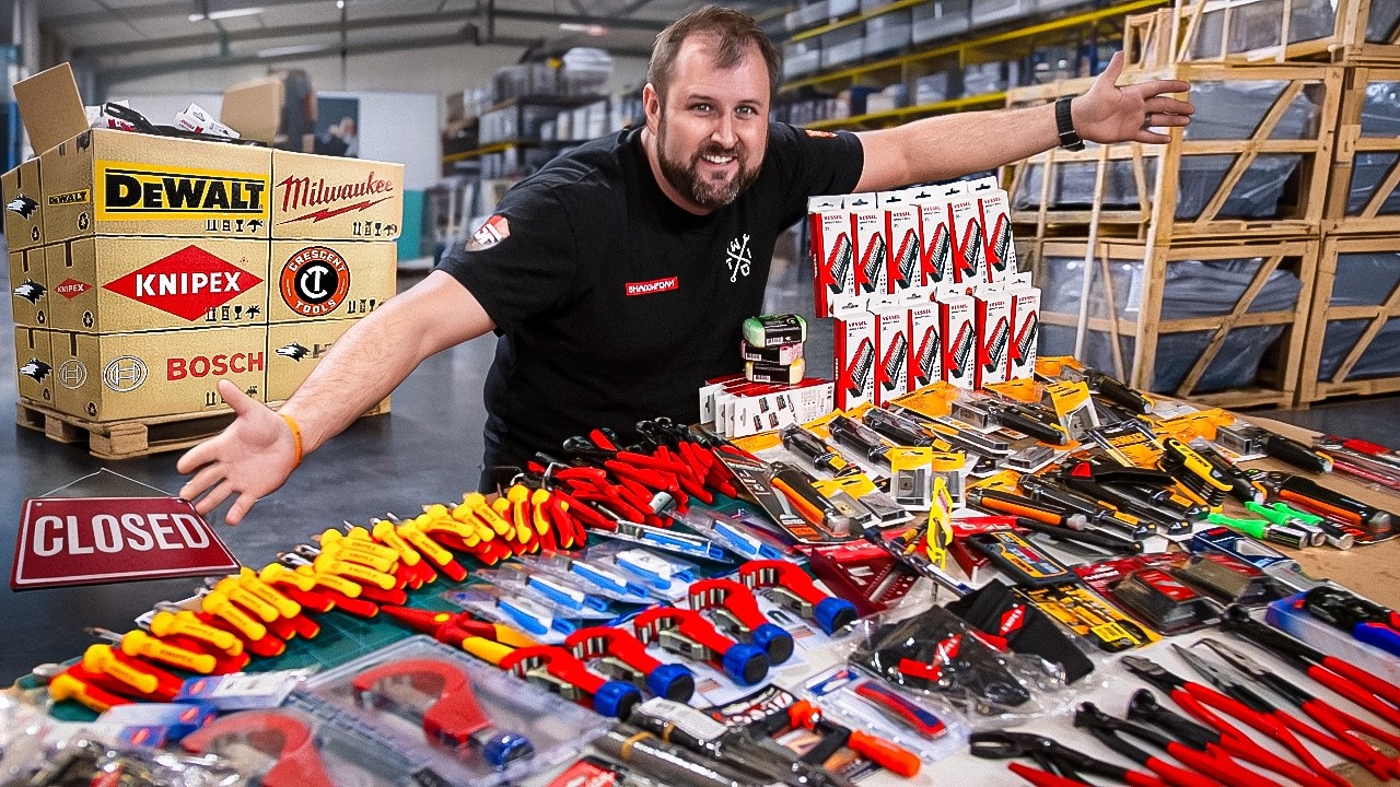 I Bought a CLOSED DOWN Tool Shop’s ENTIRE Stock for £1800!