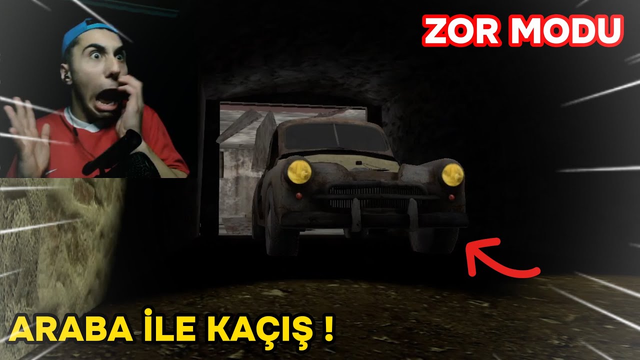 GRANNY ZOR MODDA ARABA İLE KAÇIŞ - GRANNY RECAPTURED MODU