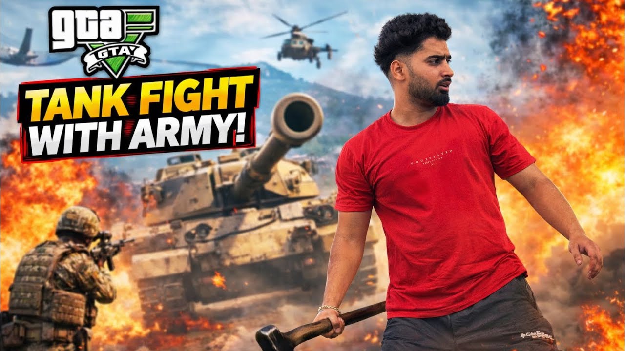 GTA 5 tank fight #ps5gameplay #gta5