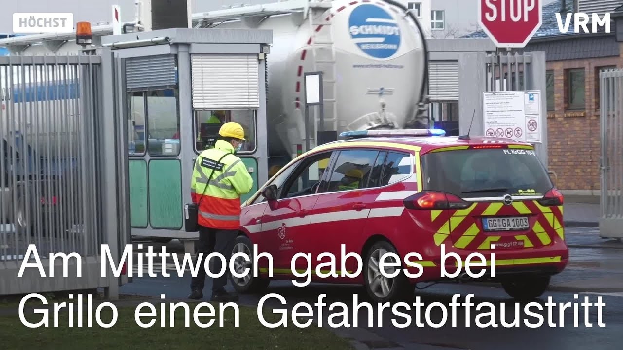 Gefahrstoffaustritt im Industriepark H&ouml;chst