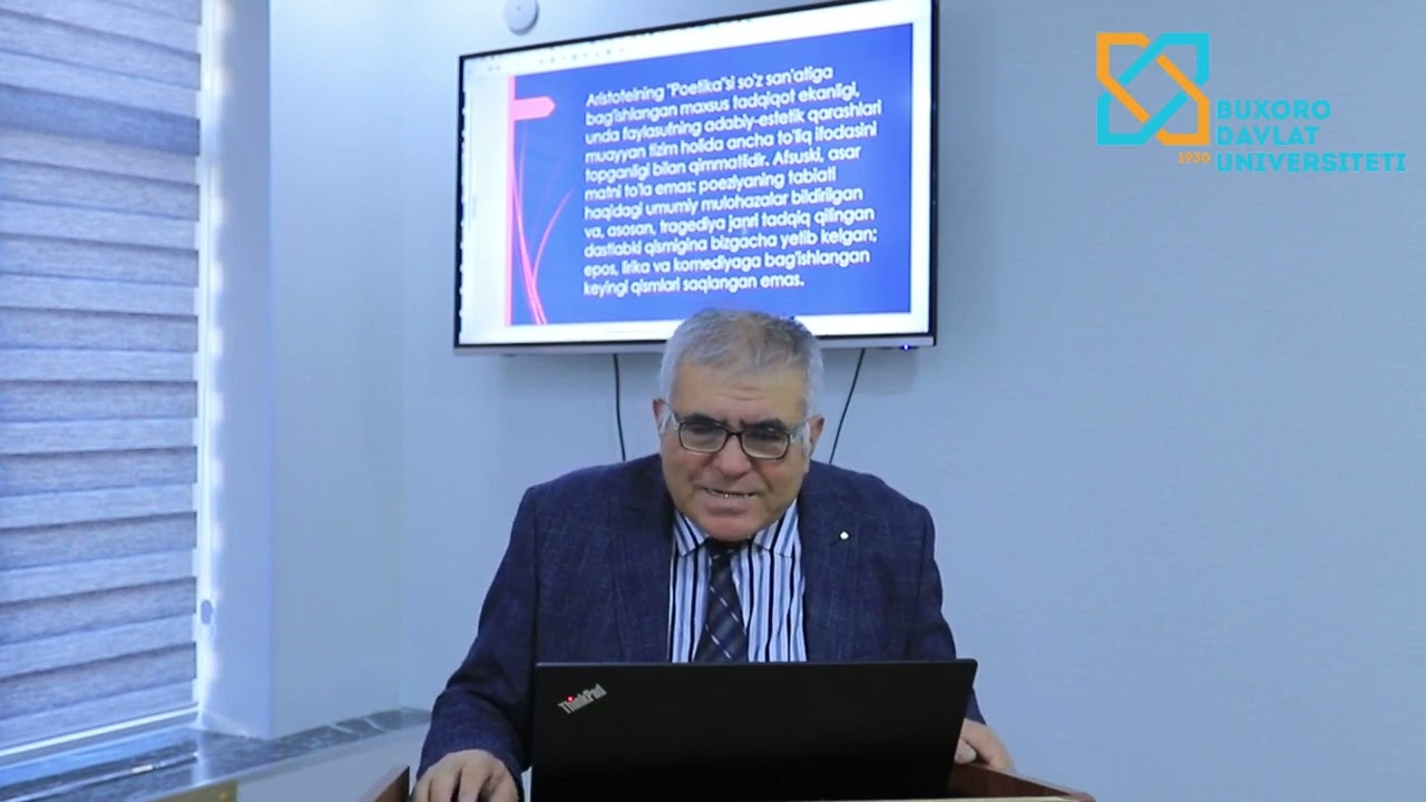G'ayrat Murodov , Aristotelning poetika asari tahlili