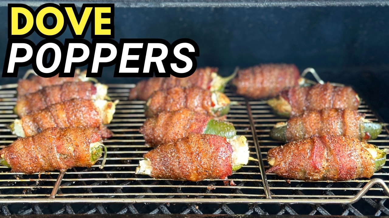 Разные способы приготовления Dove! Мы с папой готовим Dove Poppers на пеллетной коптильне Lone St...