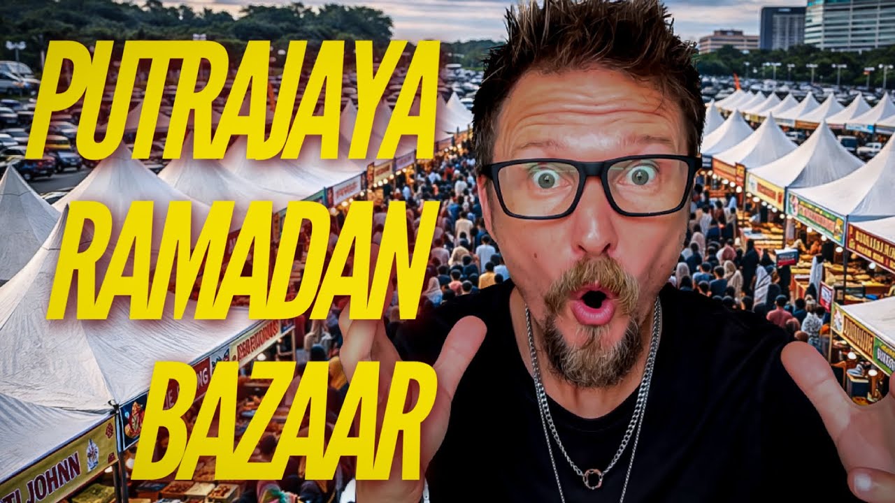 My First Time at Putrajaya’s INSANE Ramadan Bazaar 🇲🇾 (Chaos!)
