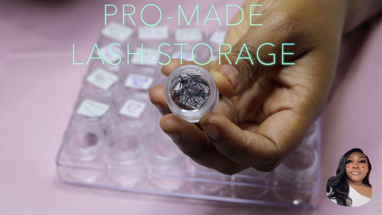 How I store my Pro Made lash fans
